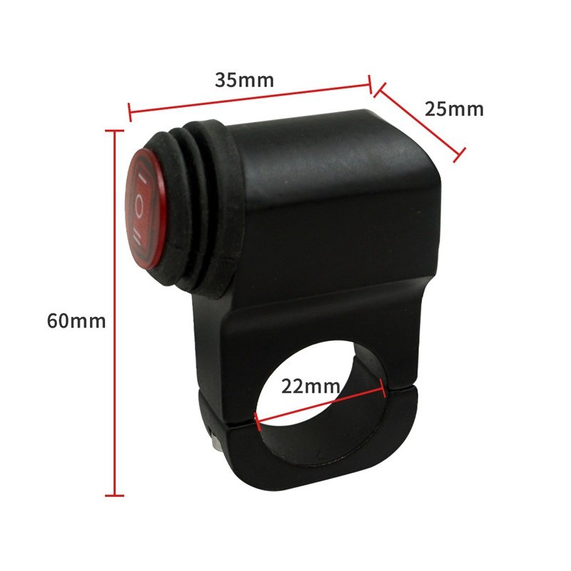 Motorcycle Modification Accessories ON-OFF-ON Ignition Switch for Handlebar and Headlight One Switch