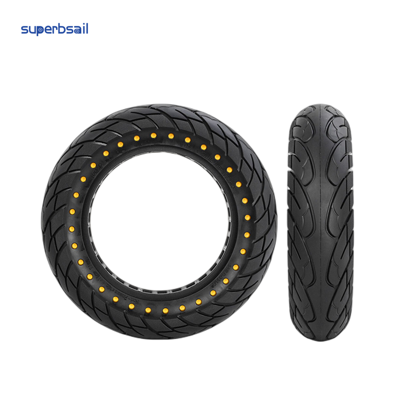 10 Inch 10x2.50 Honeycomb Solid Tire Escooter Balance Drive Thick Wear Resistant Tire For Electric Scooter Skateboard
