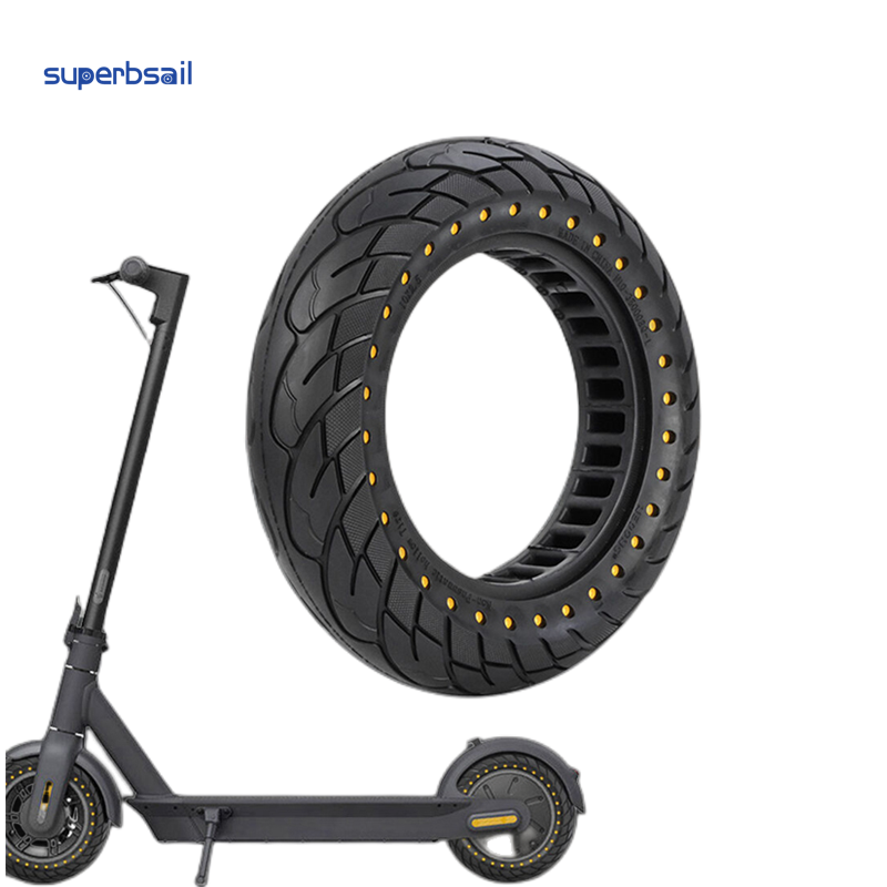 10 Inch 10x2.50 Honeycomb Solid Tire Escooter Balance Drive Thick Wear Resistant Tire For Electric Scooter Skateboard