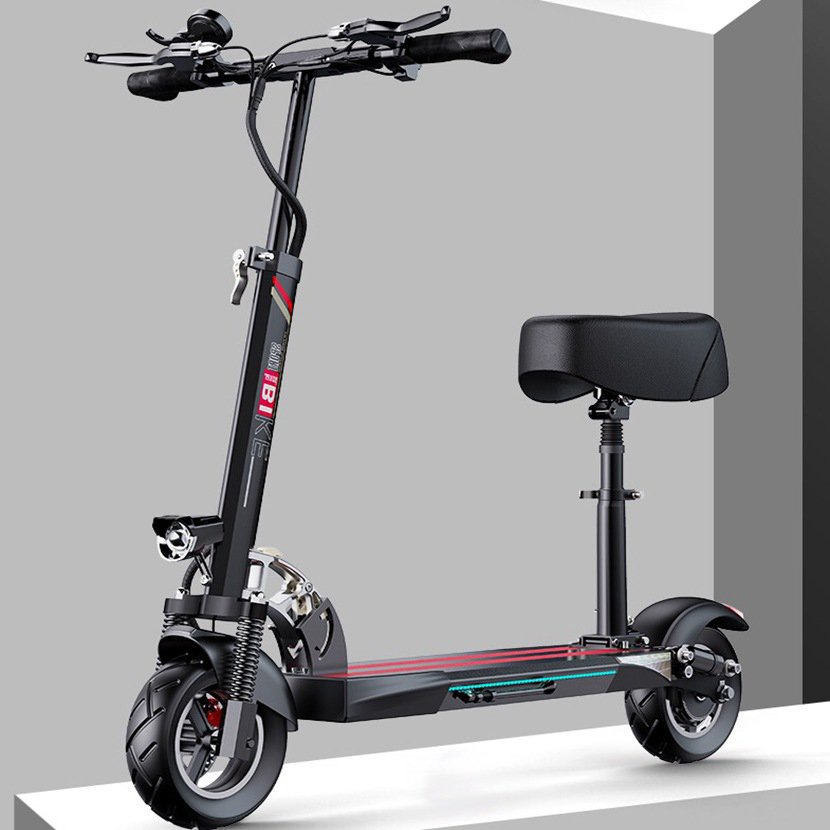 2022 two wheel fiolding e-scooter kich 10 inch adult electric scooters scooter adult with seat e bike european uk eu warehouse