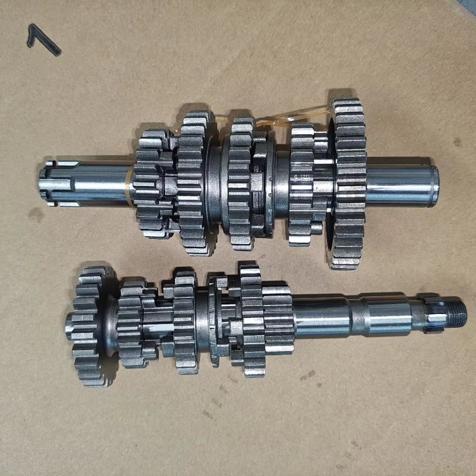 Motorcycle Gear Box Output Shaft & All Gears for scooter YBR 125 JYM125 Main and auxiliary shaft assembly