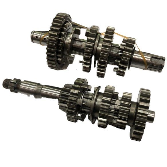 Motorcycle Gear Box Output Shaft & All Gears for scooter YBR 125 JYM125 Main and auxiliary shaft assembly