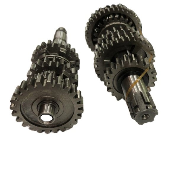 Motorcycle Gear Box Output Shaft & All Gears for scooter YBR 125 JYM125 Main and auxiliary shaft assembly