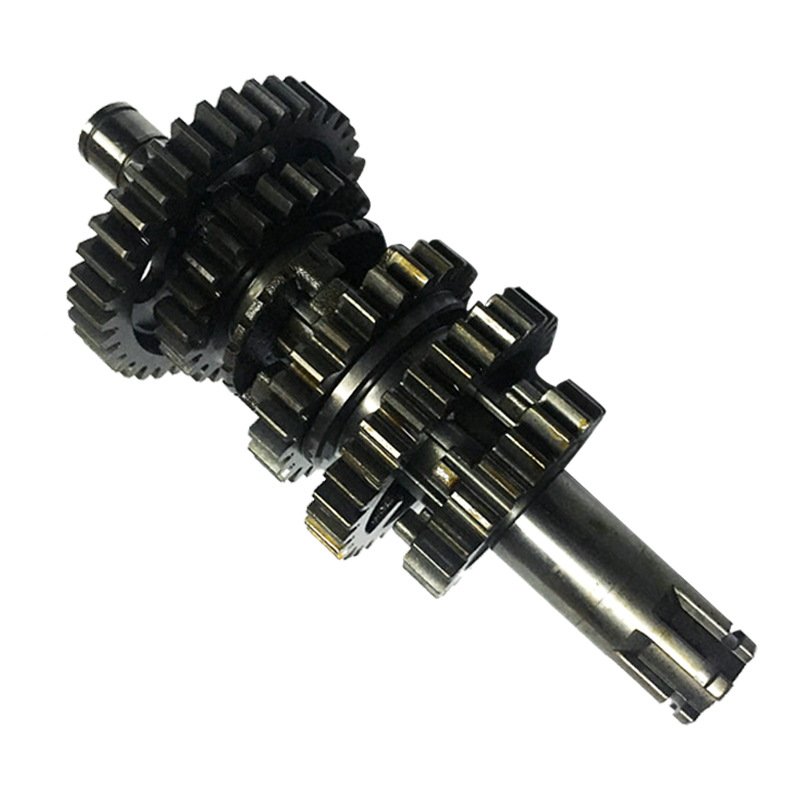 Motorcycle Gear Box Output Shaft & All Gears for scooter YBR 125 JYM125 Main and auxiliary shaft assembly