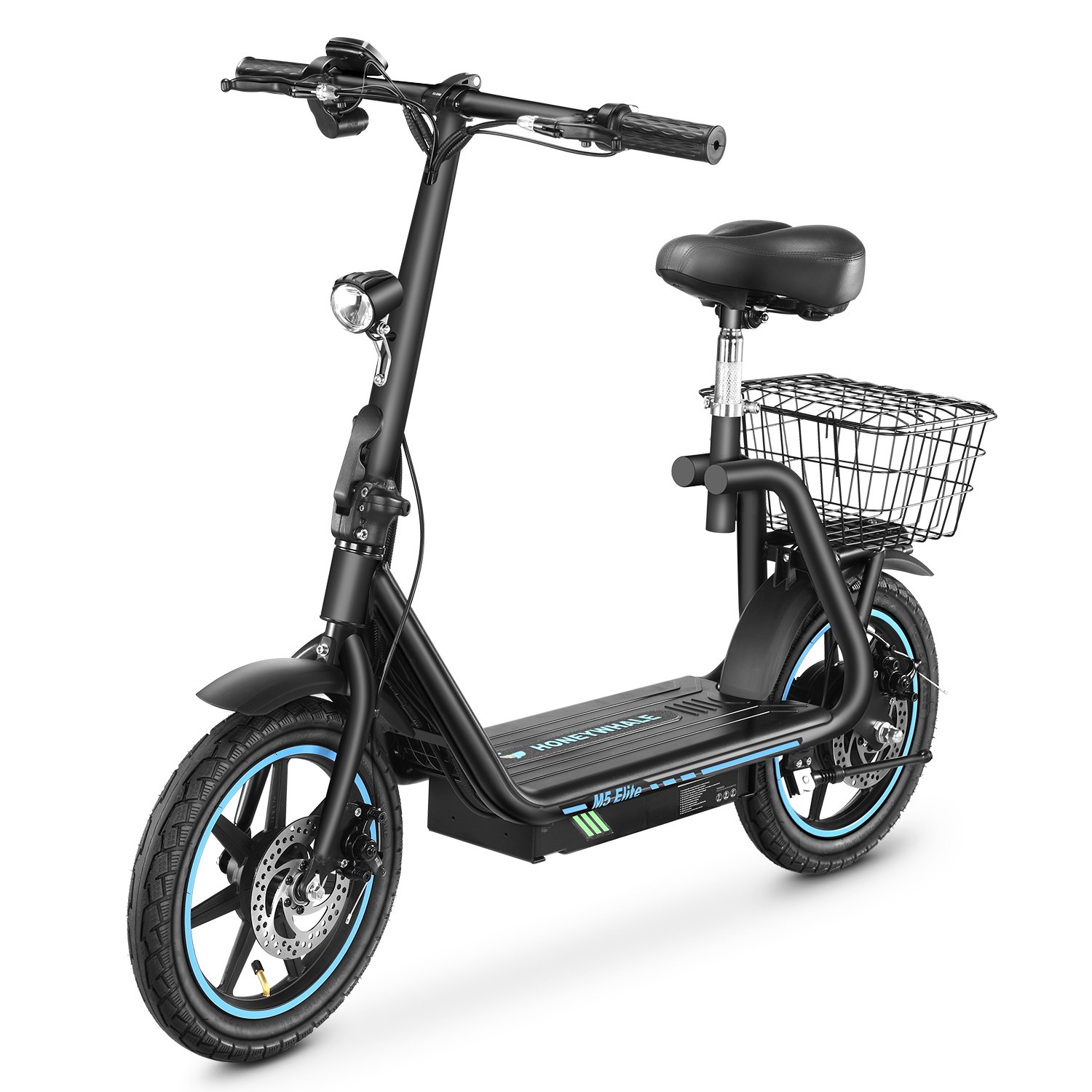 Free customs tax 14 inch air tire 48V 15AH foldable e scooter HONEYWHALE M5 Elite 500W motor electric scooter scooter electrique