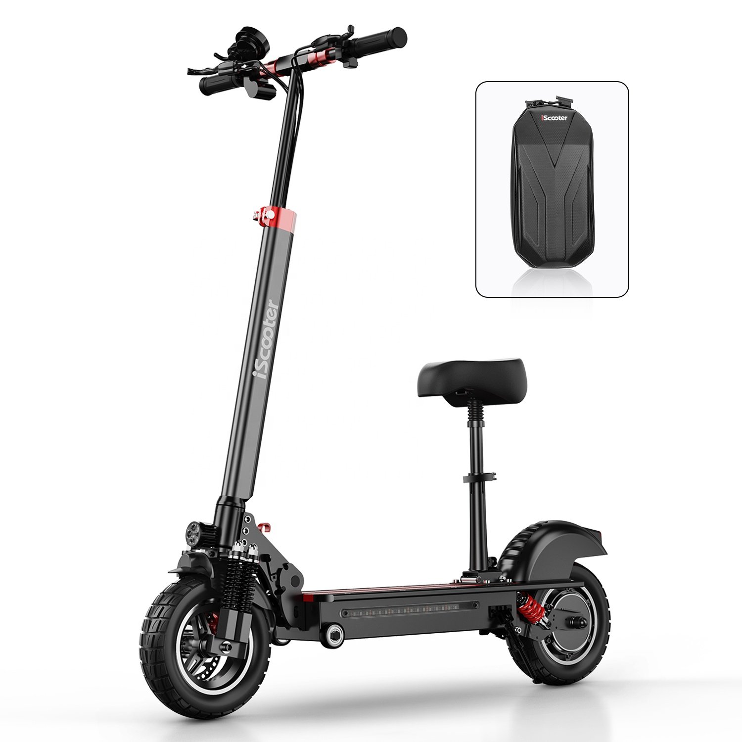 iX5 High Quality China Powerful 48V 600W 45km/h Fast Folding Electric Scooter with Seat
