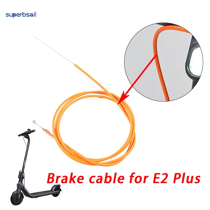 Brake Cable for Ninebot KickScooter E2 Plus Electric Scooter Front Wheel Brake Wise Line Assembly Parts