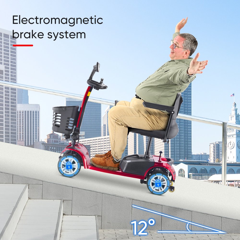 Hot Selling Intelligent Folding Mobility Electric Scooters 4 Wheels Electric Scooter For Seniors