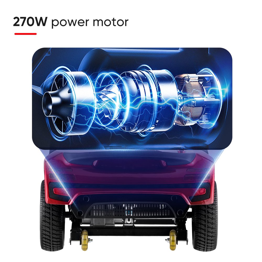 Hot Selling Intelligent Folding Mobility Electric Scooters 4 Wheels Electric Scooter For Seniors