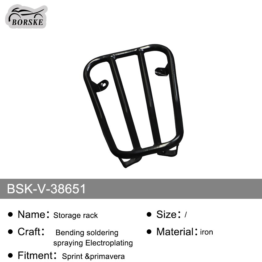 Motorcycle Rear Support Holder Scooter Luggage Rack Sports Bracket Folding Rear Shelf For Vespa Sprint Primavera