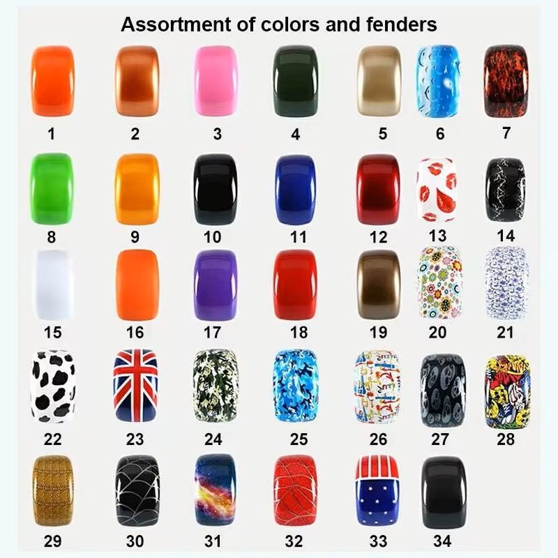 Wide Wheel Big Wheel Front Fender Rear Mudguard Plastic Mudapron ABS Mudguard for Fat Tire Electric Scooter Citycoco Fender