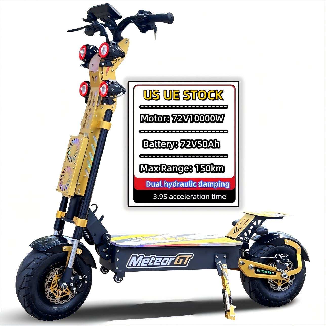 US Warehouse 2024 New Original 10000W 150km Super Long Range Adult High-end Off-road Super Electric Scooter