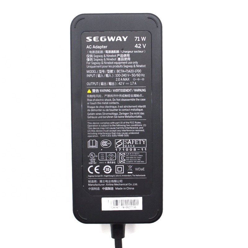 Original Ninebot Electric Scooter Charger For Ninebot MAX G30 ES1 ES2 E22 E25 XiaoMi M365/Pro F40 F30 F20 Scooter Accessories