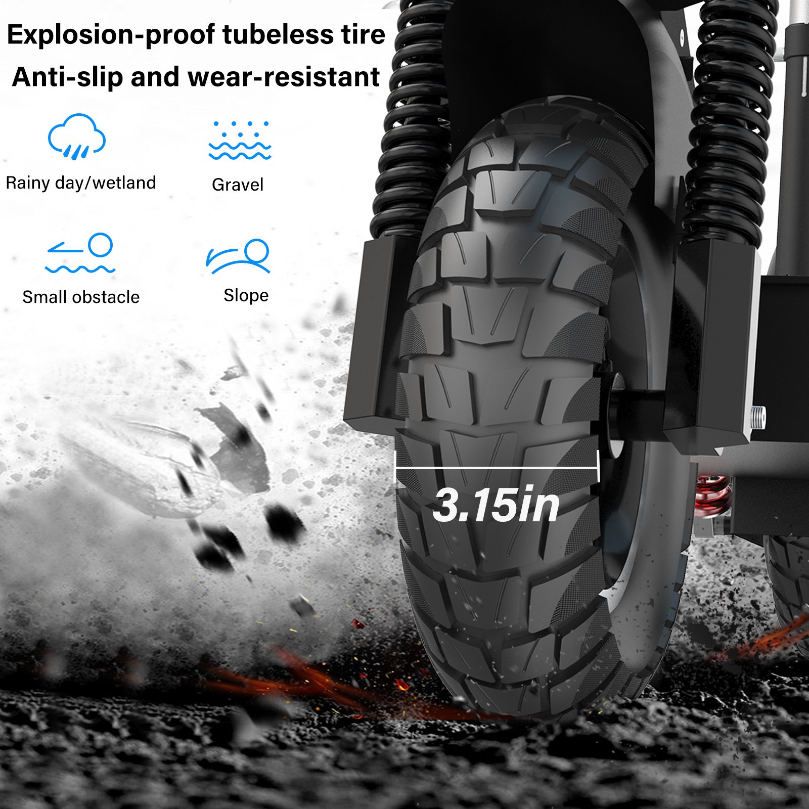 Electric scooter Adult 10 inches big wheel scooter with seat 48v 20Ah 1000w electric scooter in EU/US warehouse
