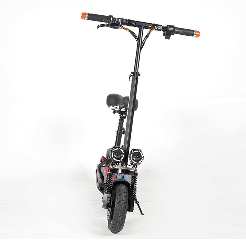 Chinese factory color led fast electric scooter 10 inch foldable luggage scooters for adults