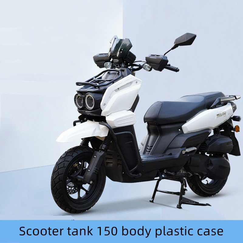 Custom scooter tank 150 body attachment oil ABS plastic + PP + lights motorcycle fairing appearance parts