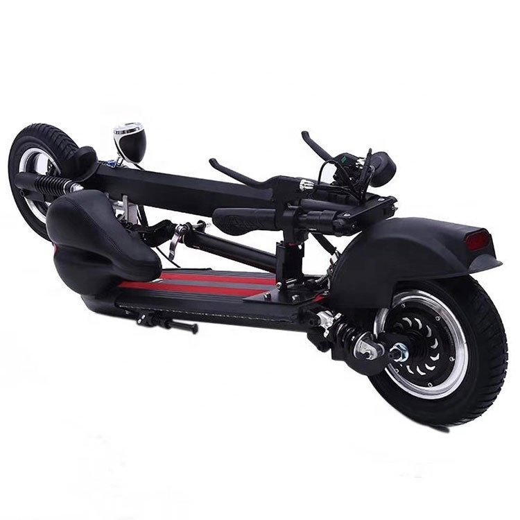 800W acceleration motor foldable electric scooter with 10-inch off-road wide tire for adults