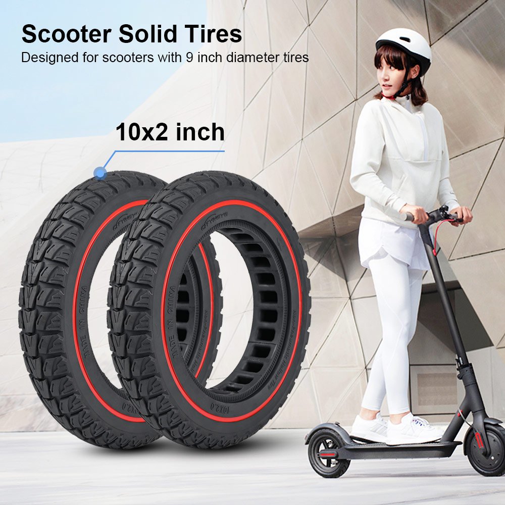 Scooter 10 Inch 10x2.50 Solid Tyre for Kugoo M4 Electric Scooter Inner Honeycomb Solid Tire Rubber Scooter 10*2 5 Tires