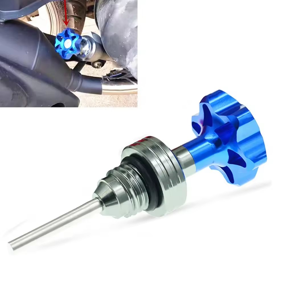 CNC aluminum Oil Level Indicator Gauge Motorcycle Fuel Dipstick for tank yamaha bws125 motorcycle accessories