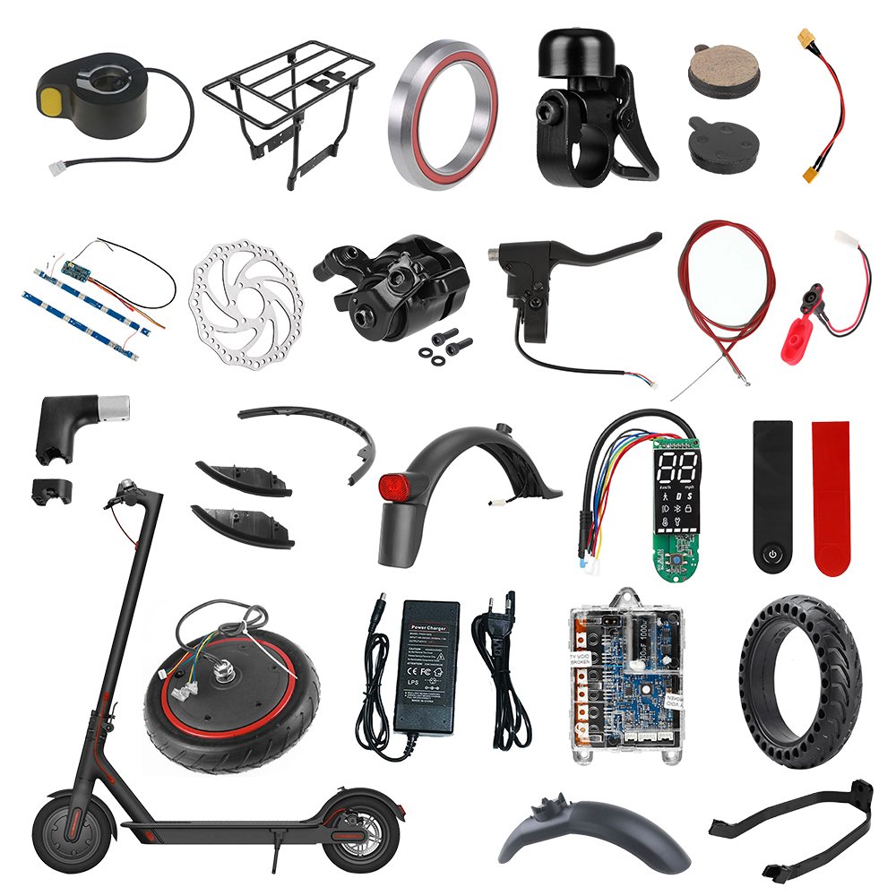 8 1/2*2 (50/75-6.1) Off-Road Solid Tire 8.5 Inch Solid Tyre With Three Colours Circle For Xiaomi M365 1S Pro Scooter Tires Parts