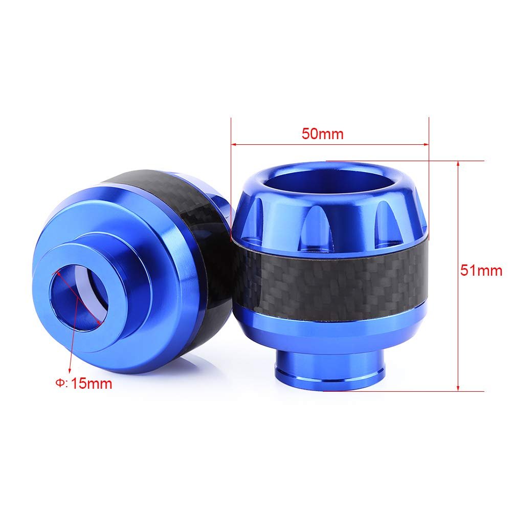 Motorcycle Universal CNC Carbon Front Fork Wheel Crash Frame Slider Falling Protection Accessories For Honda Yamaha Kawasaki