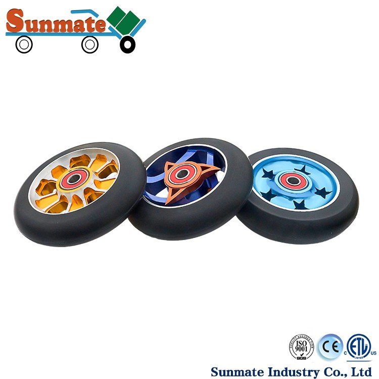 Cheap Price aluminum 110mm Single ABEC 9 Bearings Fit for MGP Scooter electric skateboard parts Wheel