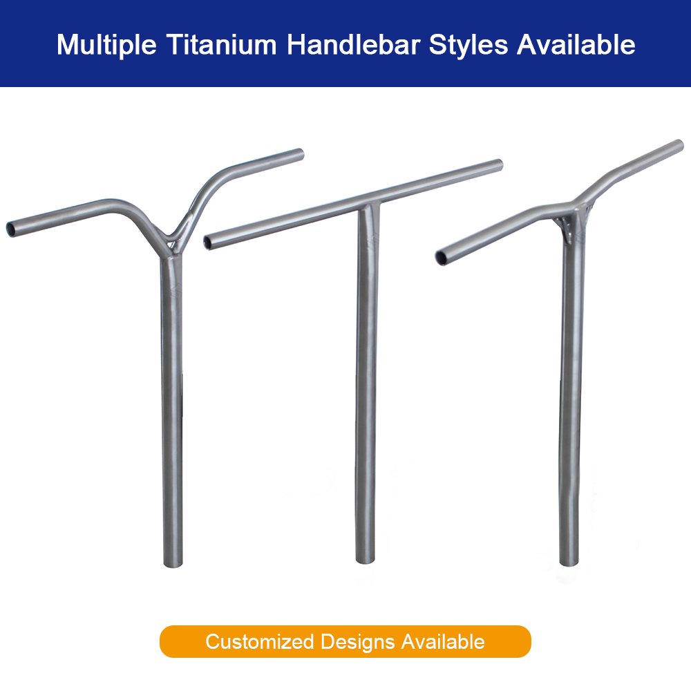 Ultralight Titanium Handle Bars Pro Scooter Over sized T Bar 720mm 610 mm For Stunt Scooters bars titanium