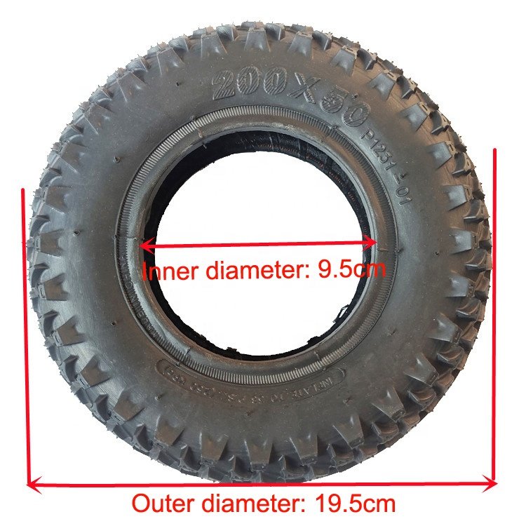 8 Inch 200x50 Inner Outer Tire 200X50 Electric Scooter Tyre Spare Parts 200*50 Tire Replacement Accessories