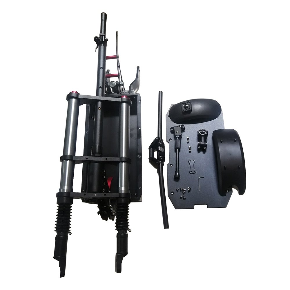 10/11 inch High Speed Double Aluminum Alloy Driver, 135/150mm Fork Electric Scooter Frame, Easy to Install