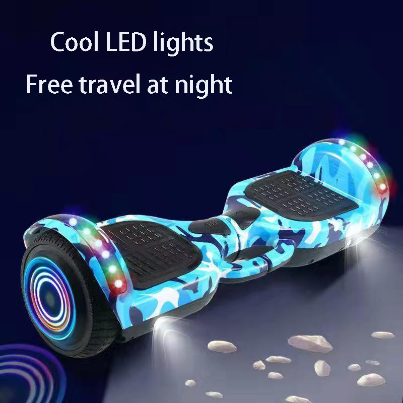 6.5 inch self balance electric scooters hoverboard smart balance with led light and bluetooth factory directly sale discount