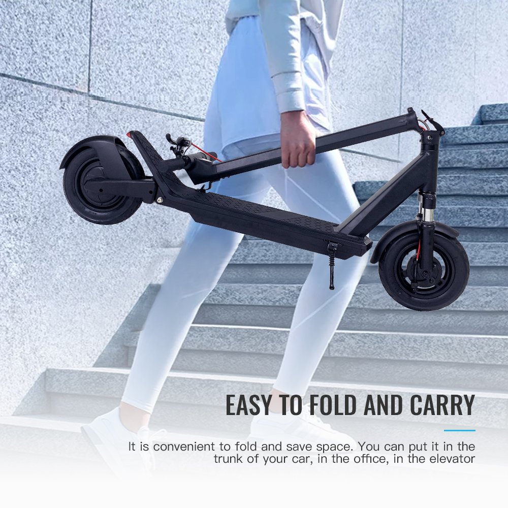 10 Inch High Performance 350W 2 Wheel Electric Kick Scooter Foldable Adult Electric Scooter