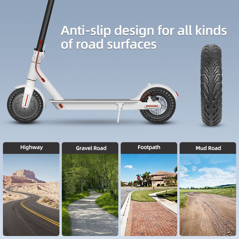 Scooter Solid M365 Tyre Honeycomb Solid Tire Tubeless For Xiaomi Spare Wheels 8.5 Tyre Scooter Part