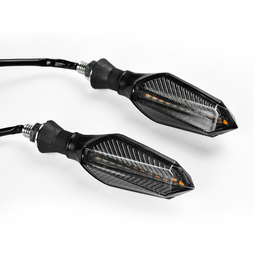 Motorcycle flowing water turn light 12v double-sided LED turn signal ectric toy motorcycle retrofit lights accessories