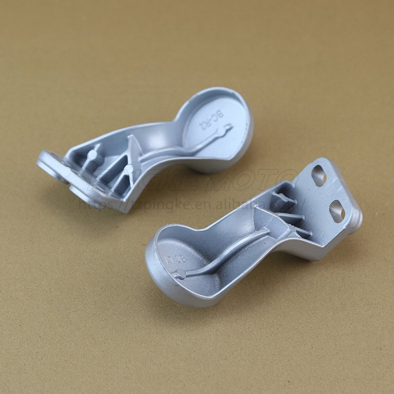 Motorcycle High Quality Aluminum Footrests Scooter Front Rear Passenger Footrests Horseshoe Style Modification Accessories