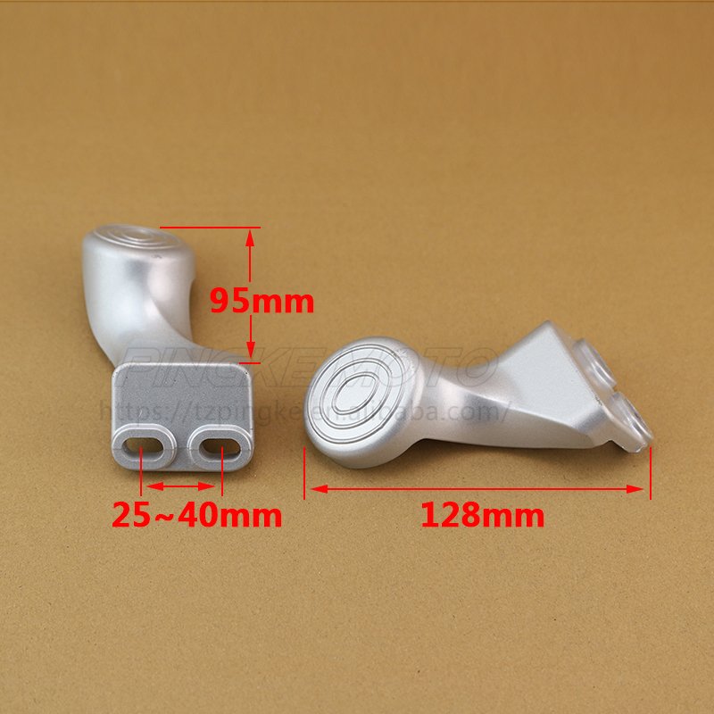 Motorcycle High Quality Aluminum Footrests Scooter Front Rear Passenger Footrests Horseshoe Style Modification Accessories