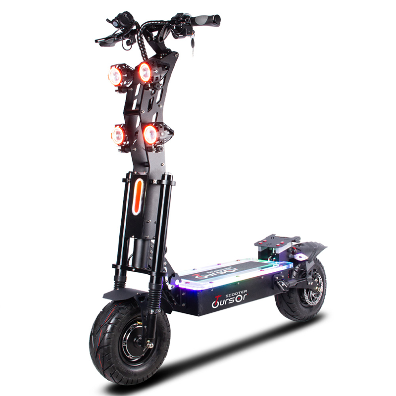 REALMAX ST-13 China factory 8000w dual motor 60v Foldable two wheel electric scooter with foldable