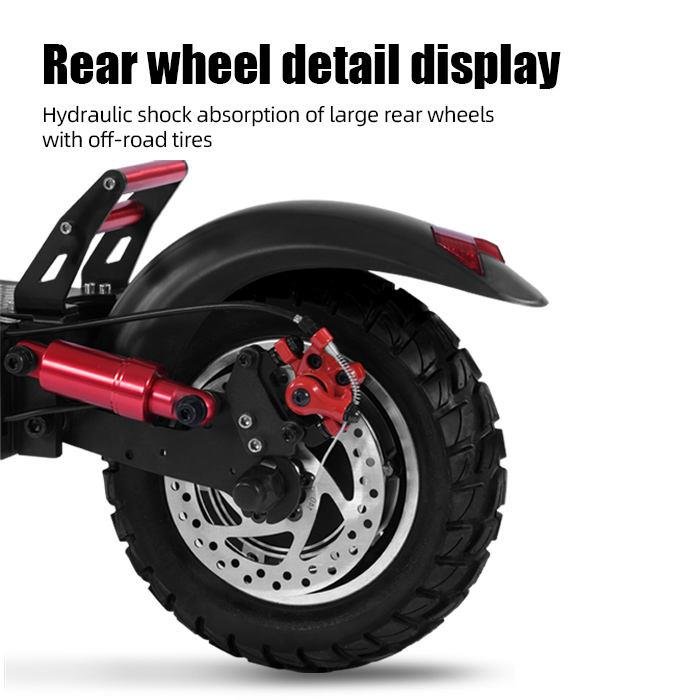 10 Inch Two Wheel Electric Scooter Adult 50 km Long Range Foldable Electric Scooter Powerful Adult EU UK Warehouse