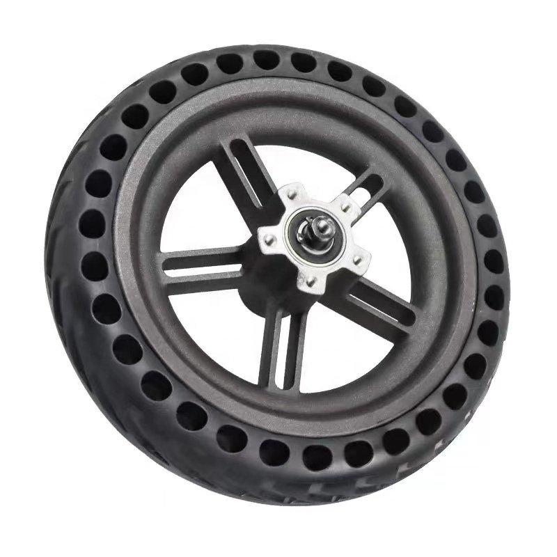 Scooter Parts Rear Wheel Rim with Honeycomb Solid Tire for M365 Electric Scooter solid tyres