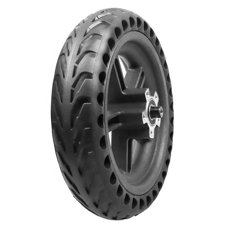 Scooter Parts Rear Wheel Rim with Honeycomb Solid Tire for M365 Electric Scooter solid tyres