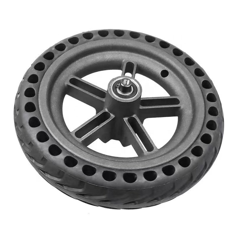 Scooter Parts Rear Wheel Rim with Honeycomb Solid Tire for M365 Electric Scooter solid tyres