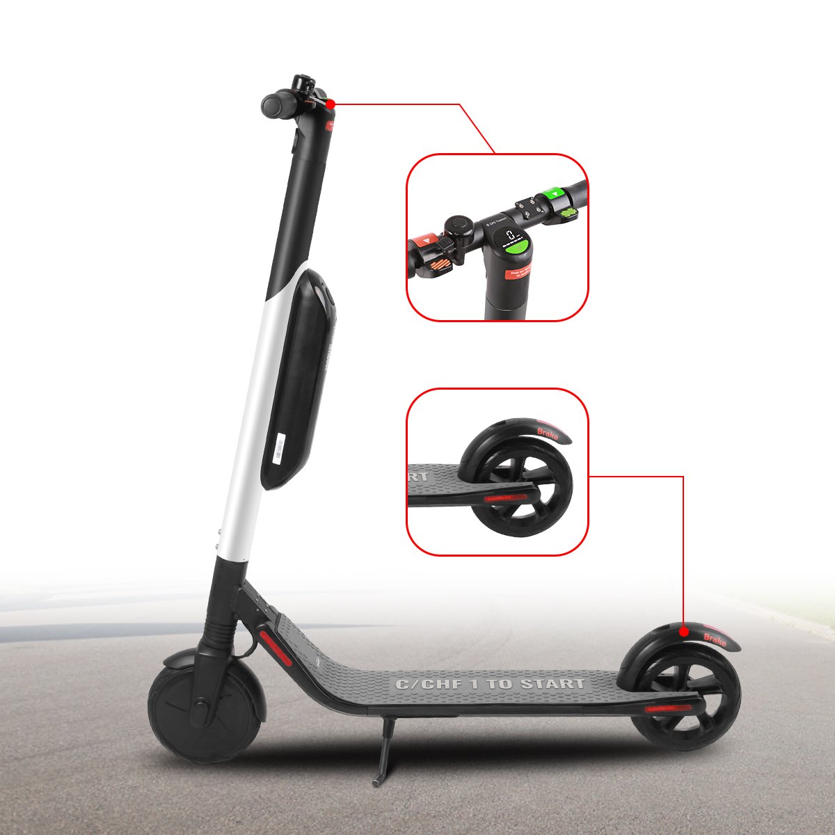 waterpeproff IPX6 electric scooters ES2 ES4 kick foot electric scooter 8.5 inch new china electric scooters for adults