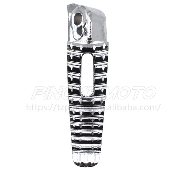 High Quality Silver Foldable Rear Passenger Footrests Motorcycles Scooters Decorative CNC Aluminum Accessories