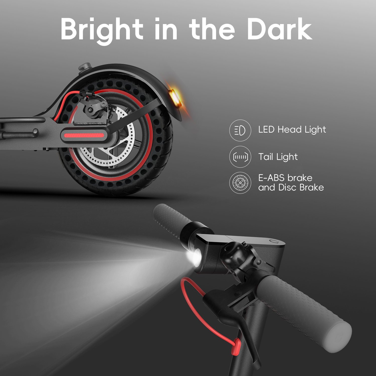 EU Warehouse Personalized Electric Scooter 36V 10Ah 8.5 inch Outdoor folding portable Electric Scooter For Adults