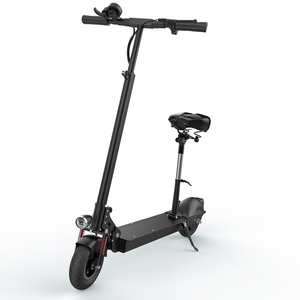 2024 foldable Electric scooter with seat 8 inch 2 wheels solid tire adult mobility scooter for adult and kids