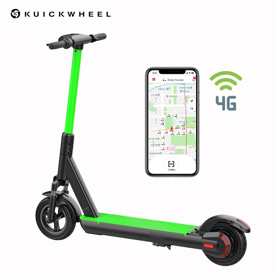 Kuickwheel Customized High Quality Sharing/Rental Electric Scooters Dockless Removable Battery ODM Service