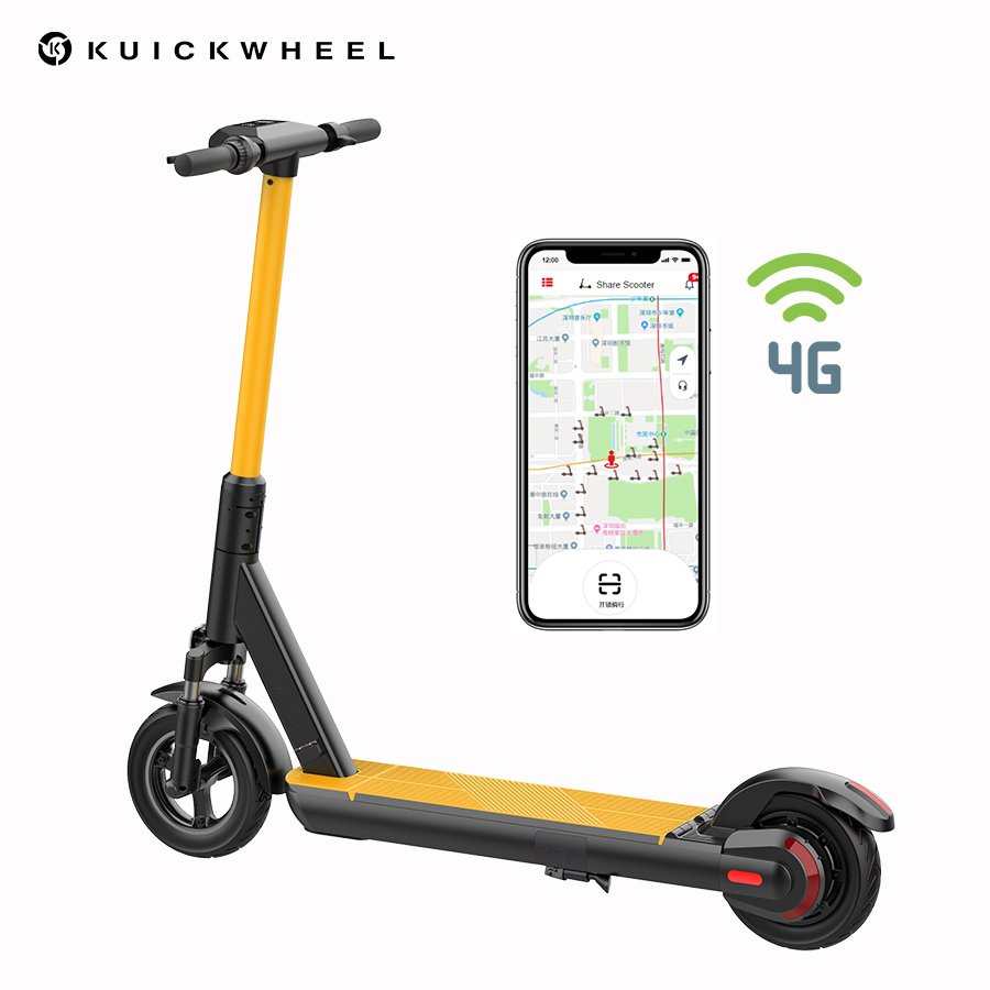 Kuickwheel Customized High Quality Sharing/Rental Electric Scooters Dockless Removable Battery ODM Service