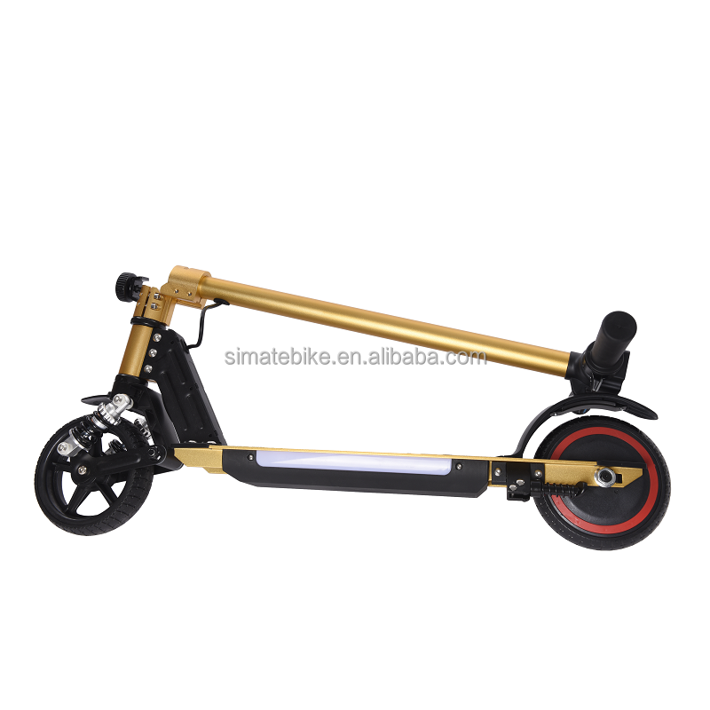 Smart new design Kids scooter kick cool side LED lights electric scooter 2 wheels electric scooter for kids