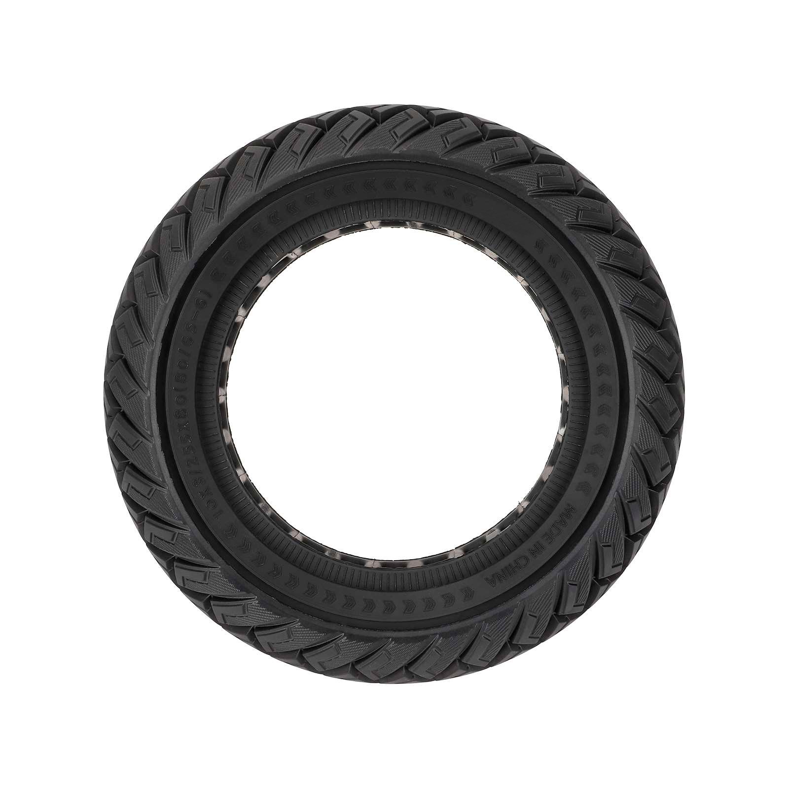 D8L 10*3/255*80(80/65-6) Off-road Solid Tire for Electric Scooter Tire and E-Scooter Front or Rear Solid Tire Replacement