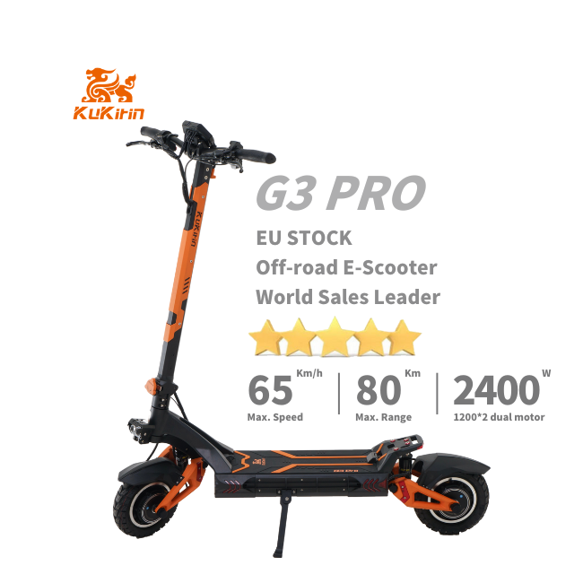 EU stock new arrivals 2024 new kukirin g3 pro folding 52v 23ah fast speed electric scooter factory directly sales