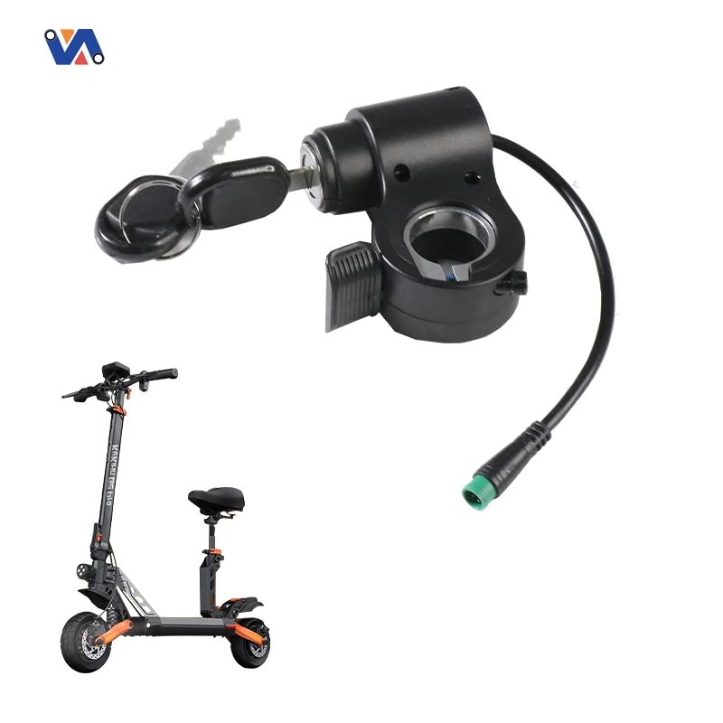 New Image Original Kukirin Throttle and Electric Door Lock 5 pin For Kugoo Kukirin G2 Max Electric Scooter Accelerator Parts